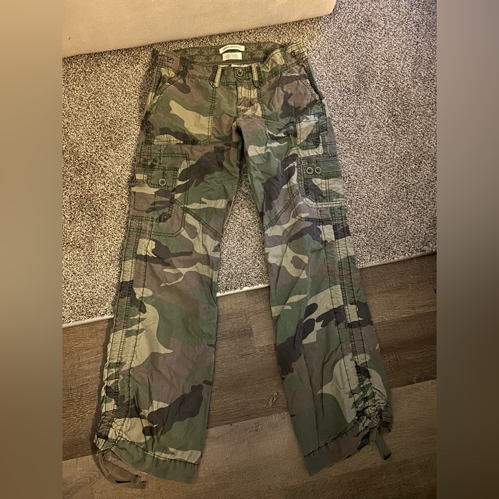 Vintage Abercrombie & Fitch Green Cargo Pants